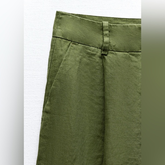 Wide leg Linen Pants - Picture 2 of 3